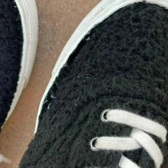 Seavees Legend 90 Black Recycled PET Shearling Shoes Sneakers Womens Size 10 - Picture 6 of 11